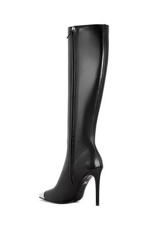 Napa Leather Knee High Boots In Black DAVID KOMA | DKBOOTS03BLACK